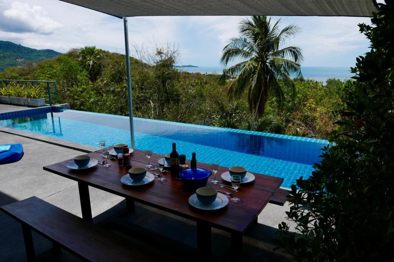 Ko Samui Seaview Pool Villa Philippa With Car Laem Set Beach Exterior photo