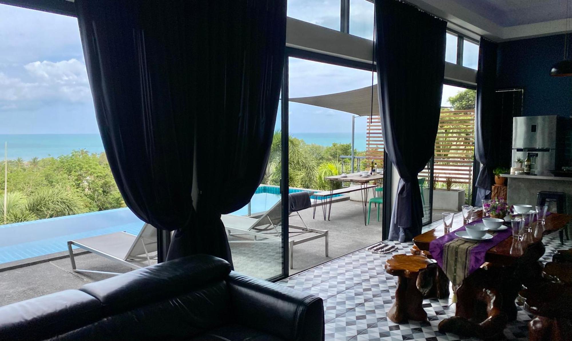 Ko Samui Seaview Pool Villa Philippa With Car Laem Set Beach Exterior photo
