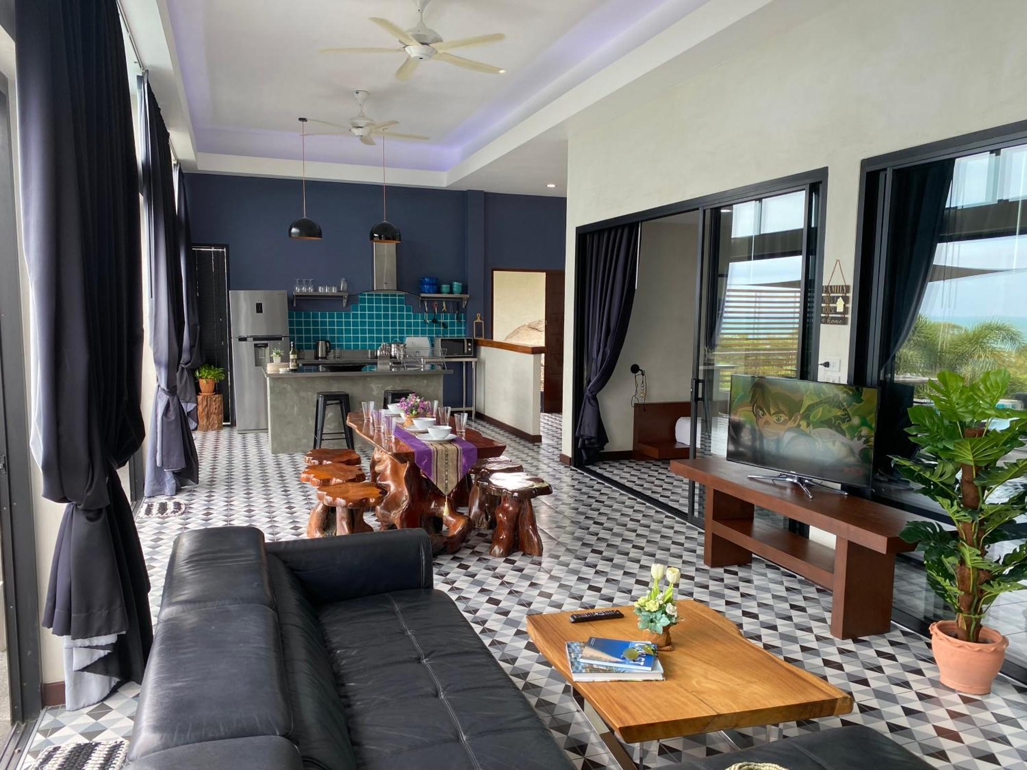 Ko Samui Seaview Pool Villa Philippa With Car Laem Set Beach Exterior photo