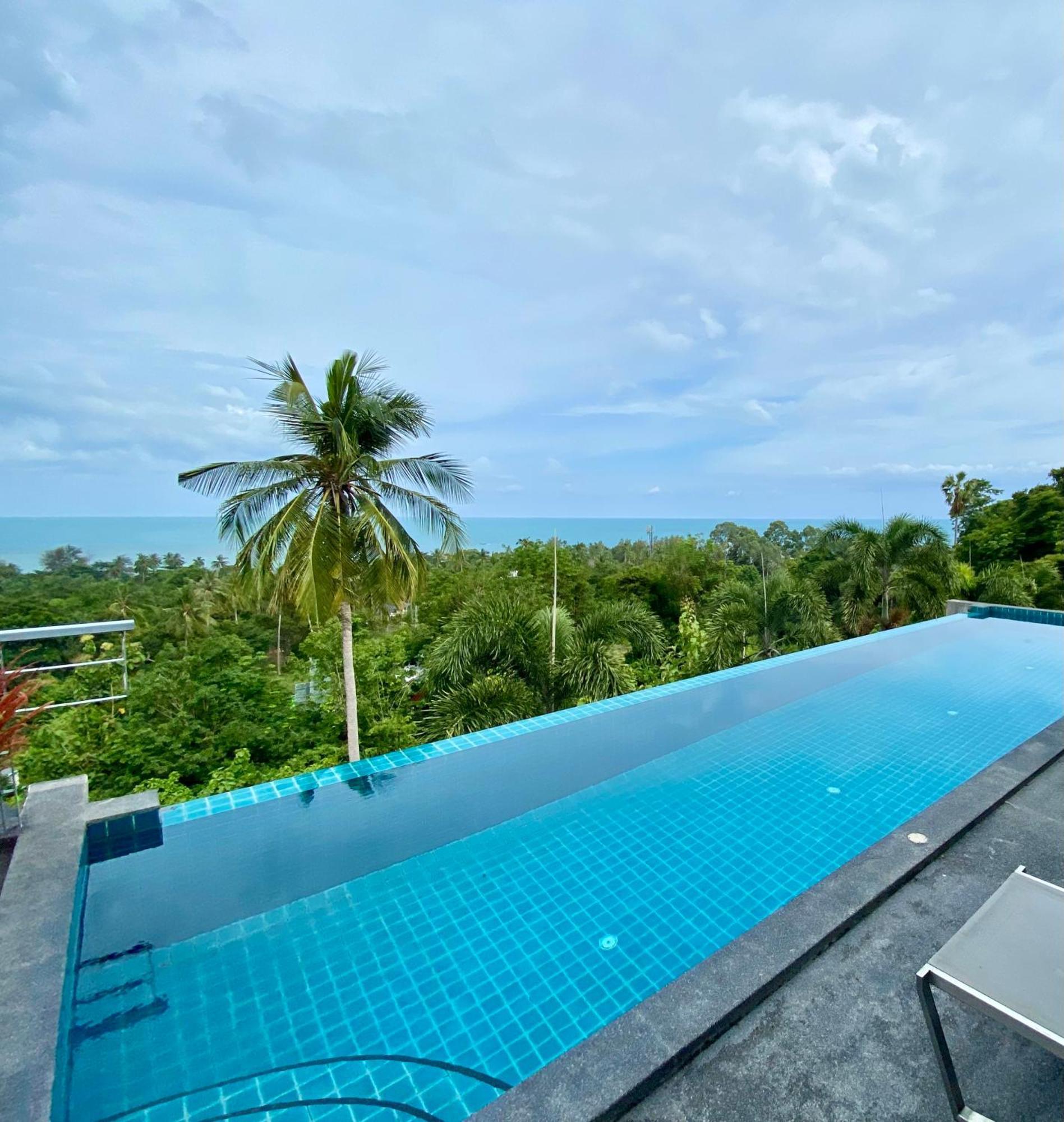 Ko Samui Seaview Pool Villa Philippa With Car Laem Set Beach Exterior photo