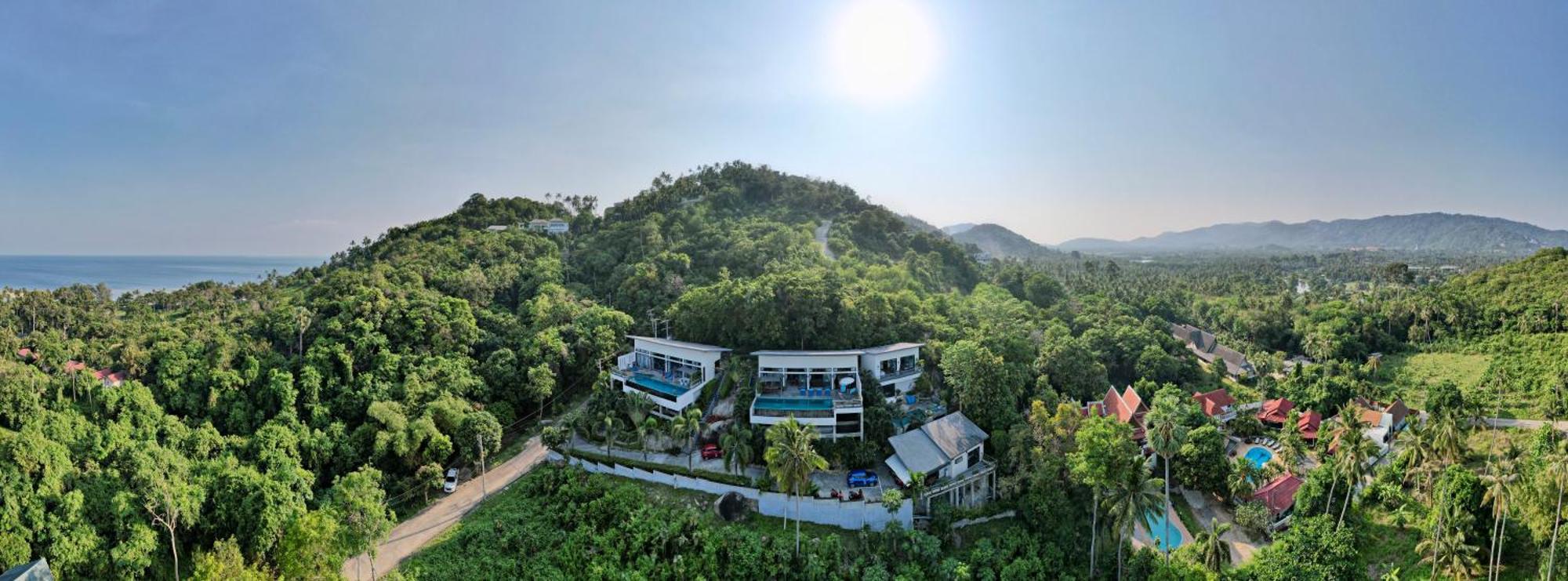 Ko Samui Seaview Pool Villa Philippa With Car Laem Set Beach Exterior photo