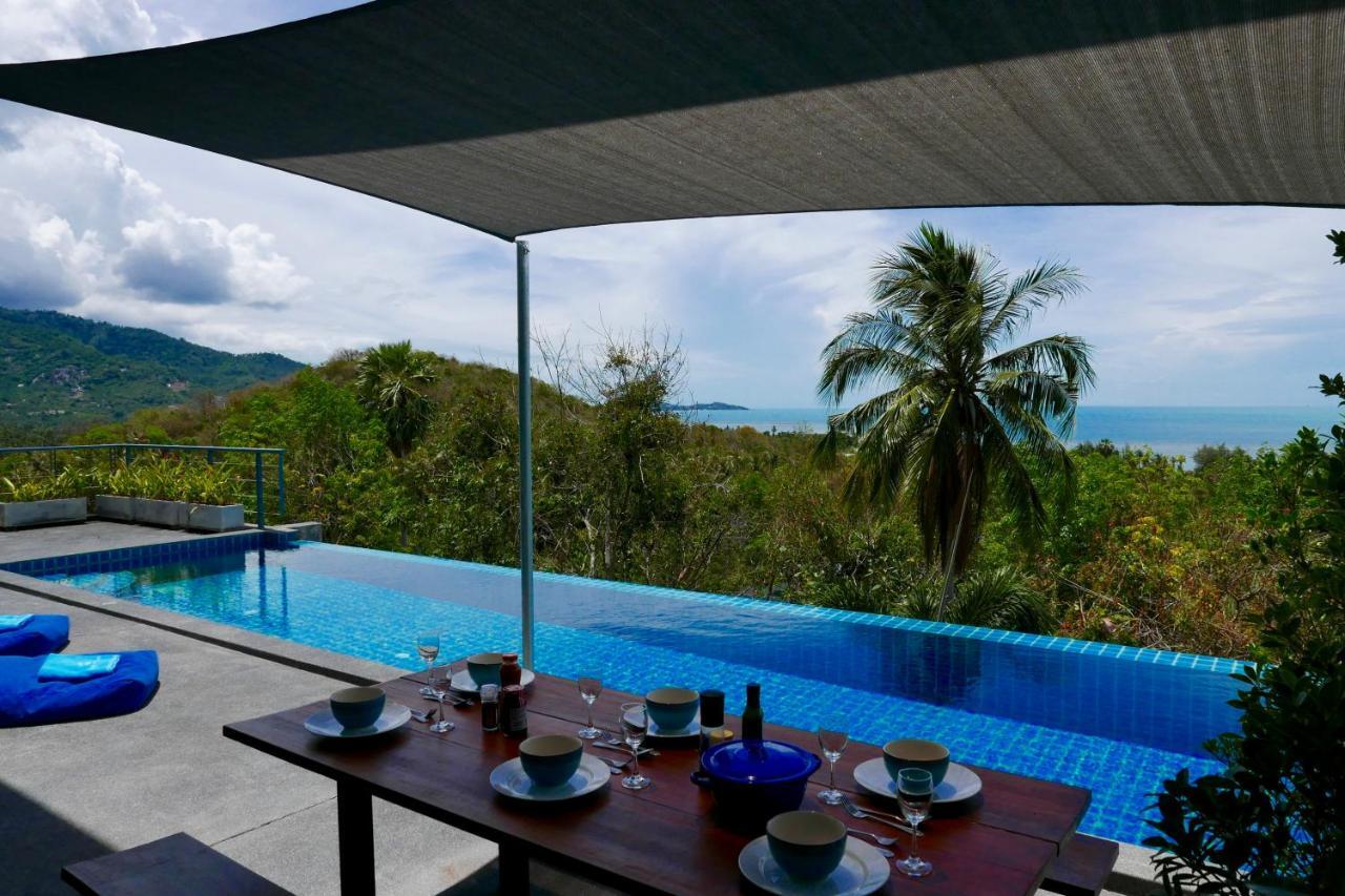 Ko Samui Seaview Pool Villa Philippa With Car Laem Set Beach Exterior photo